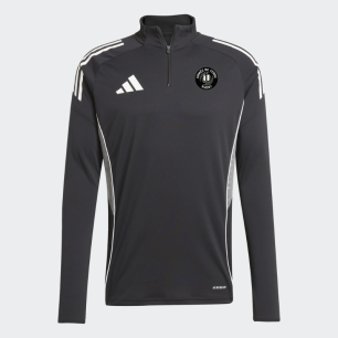1/4 Zip Molletonne Noir