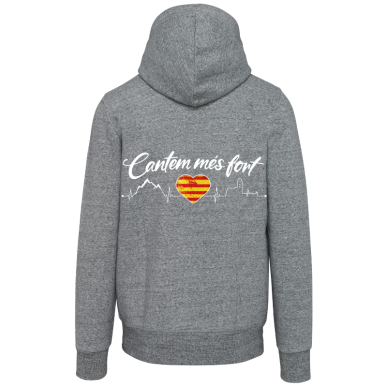 Sweat rugby vintage Cantem Mes Fort – Gris