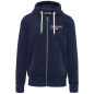 Sweat-shirt vintage zippé à capuche homme cantem mes fort Bleu Nuit