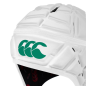 Casque canterbury blanc logo vert enfant Casque canterbury blanc logo vert enfant