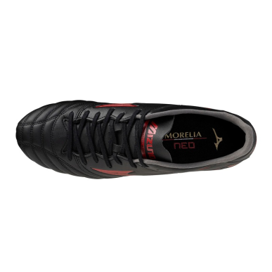 Crampons Rugby Mizuno Morelia Neo IV Pro SI – Noir & Rouge