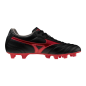Crampons Mizuno Morelia II Club Noir et rouge Crampons Mizuno Morelia II Club Noir et rouge