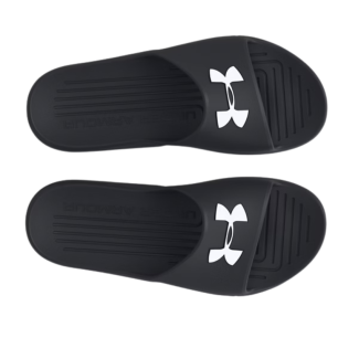Claquettes Under Armour noires confortables | Rugby Approved Perpignan