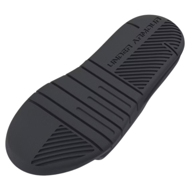 Claquettes Under Armour noires confortables | Rugby Approved Perpignan
