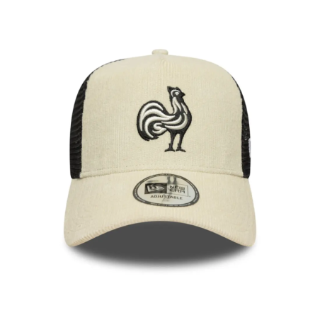 Casquette Trucker XV de France beige – New Era
