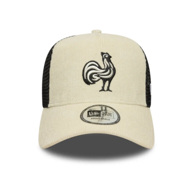 Casquette Trucker XV de France beige – New Era