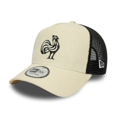 Casquette Trucker XV de France beige – New Era