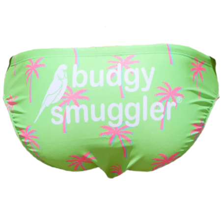Maillot de bain Budgy Smuggler Palmier Néon | Rugby Approved Perpignan