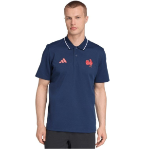 Polo XV de France Coton Bleu