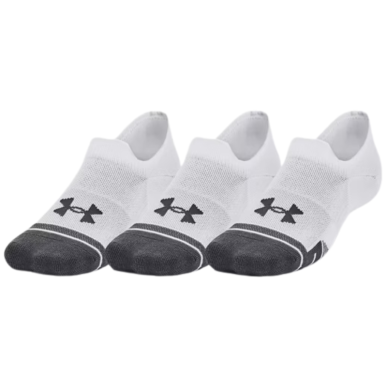 Lot 3 chaussettes basses blanches Under Armour | Rugby Approved Perpignan