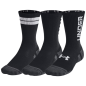 Chaussettes Hautes Under Armour Noires Dessin (3 paires)