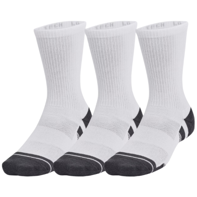 Lot 3 chaussettes hautes blanches Under Armour | Rugby Approved Perpignan