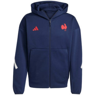 Sweat zippé bleu marine XV de France | Rugby Approved Perpignan