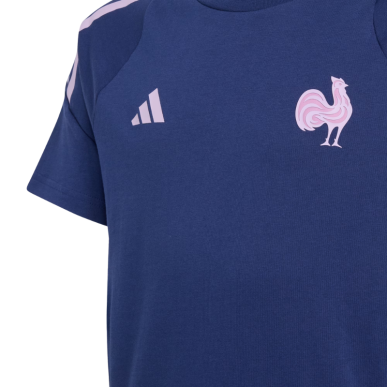 T-shirt enfant coton bleu marine XV de France | Rugby Approved Perpignan