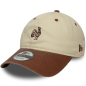 Casquette New Era France Rugby Beige et Marron