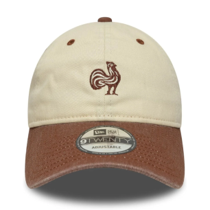 Casquette New Era France Rugby Beige et Marron