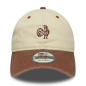 Casquette New Era France Rugby Beige et Marron