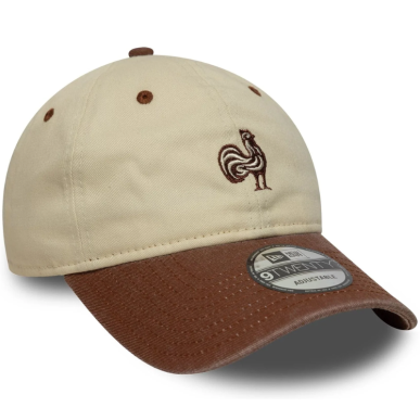 Casquette beige/marron France Rugby New Era | Rugby Approved Perpignan
