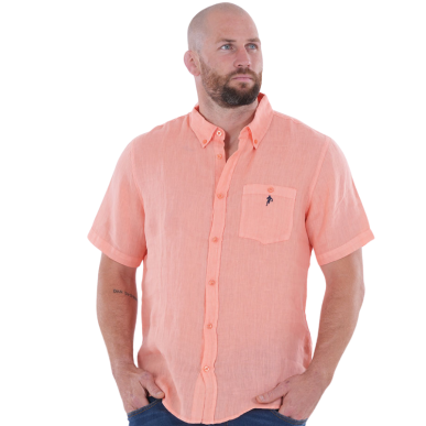 Chemise Lin Manches Courtes Ruckfield | Rugby Approved Perpignan