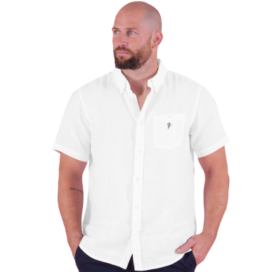 Chemise Lin Manches Courtes Ruckfield | Rugby Approved Perpignan