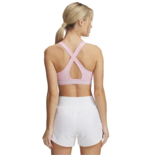 Brassière de sport Under armour rose pâle