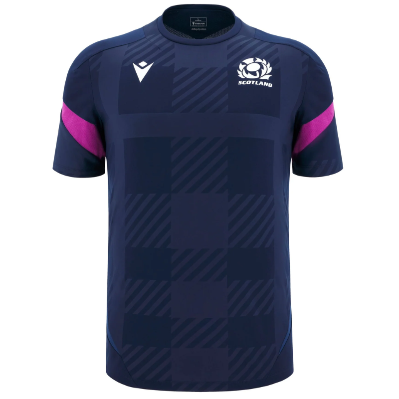 T-shirt d'entraînement écosse 2025/2026 Bleu marine T-shirt d'entraînement écosse 2025/2026 Bleu marine