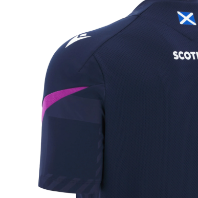 T-shirt Entraînement Écosse Bleu Marine 2025 | Rugby Approved Perpignan