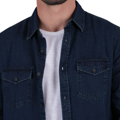 Chemise en Jean Manches Longues Ruckfield | Rugby Approved Perpignan