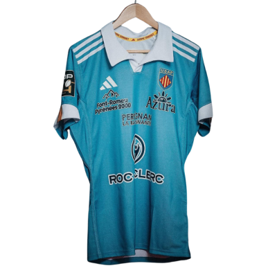 Maillot Enfant USAP Domicile Bleu 2025/2026 CDR918 | Rugby Approved Perpignan