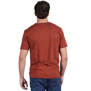 T-shirt basique ruckfield marron foncé