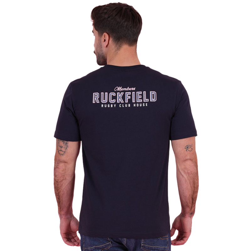 T-shirt à manches courtes Ruckfield Members Club House bleu marine