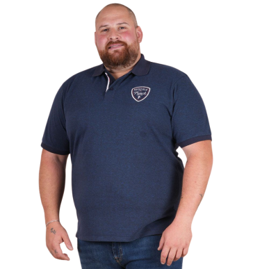 Polo Ruckfield French Rugby Club Bleu Marine | Rugby Approved Perpignan