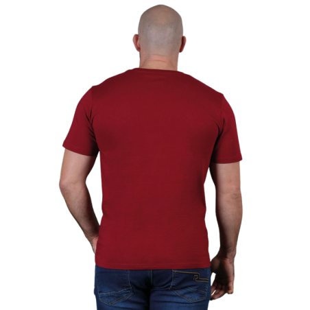 T-shirt à manches courtes rouge foncé Ruckfield Maori Rugby