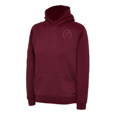 Sweat à Capuche Coton Floqué