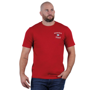 T-shirt rouge Ruckfield French Rugby Club | Rugby Approved Perpignan