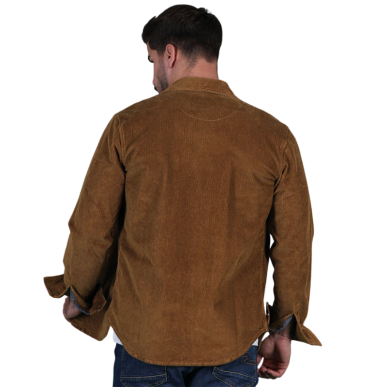 Surchemise velours Ruckfield beige Selected Rugby | Rugby Approved Perpignan