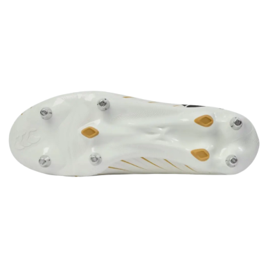 Canterbury Speed Falcon Pro SG blanche hybride | Rugby Approved Perpignan