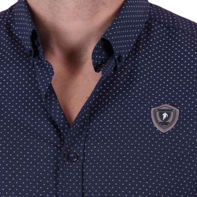 Chemise Manches Longues Marine Ruckfield Le Club| Rugby Approved Perpignan