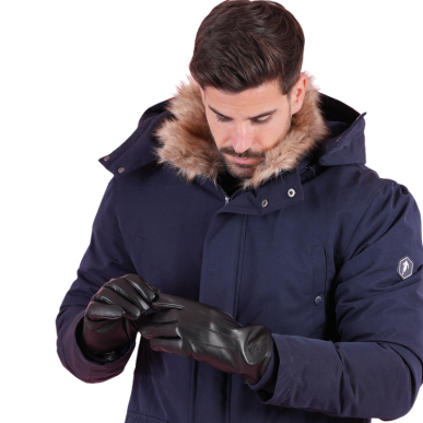 Gants Ruckfield tactile en cuir | Rugby Approved Perpignan