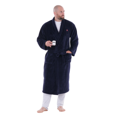Peignoir polaire Ruckfield Bleu Marine | Rugby Approved Perpignan
