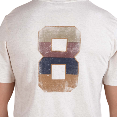 T-shirt Ruckfield Blanc Cassé manches courtes | Rugby Approved Perpignan