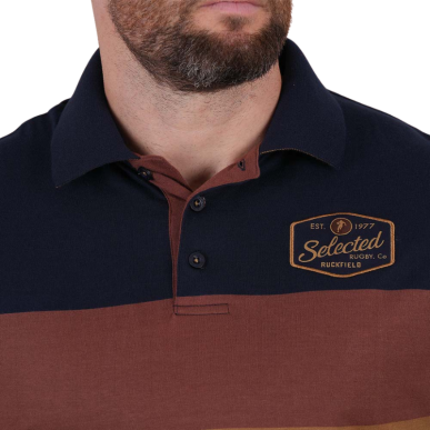 Polo Ruckfield Select manches courtes élégant | Rugby Approved Perpignan