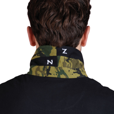 Polo Ruckfield Noir manches courtes New Zealand Army | Rugby Approved Perpignan