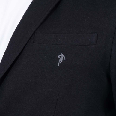Blazer Ruckfield Noir Élégant et Sportif | Rugby Approved Perpignan