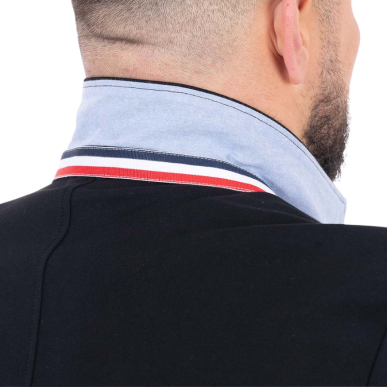 Blazer Ruckfield Noir Élégant et Sportif | Rugby Approved Perpignan