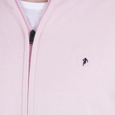 Gilet Zippé Ruckfield Essentiel Rose | Rugby Approved Perpignan