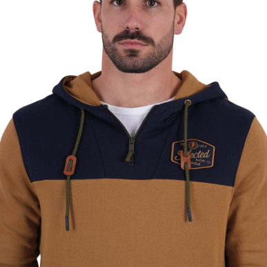 Sweat à Capuche Ruckfield Selected Beige | Rugby Approved Perpignan