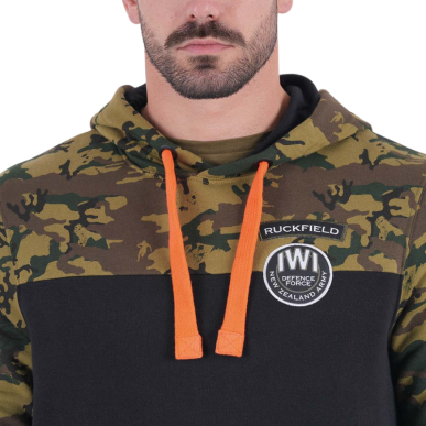 Sweat à Capuche Ruckfield New Zealand Army Noir | Rugby Approved Perpignan