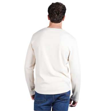 T-shirt Manches Longues Ruckfield Blanc Cassé | Rugby Approved Perpignan