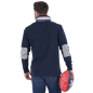 Polo marinière à manches longues Ruckfield French Rugby Club bleu marine